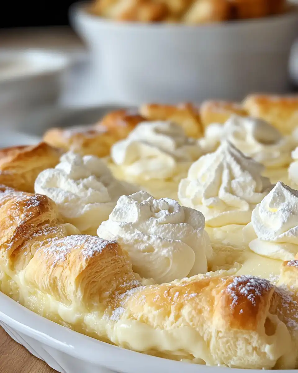 Ingredients for Easy Crescent Roll Cheesecake in bowls