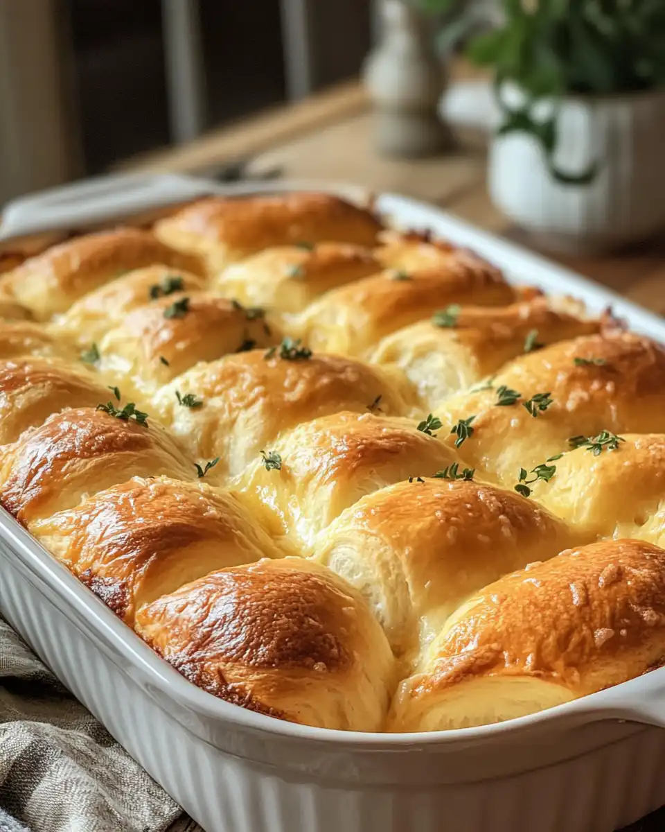 Sliced cheesecake crescent rolls ready to serve