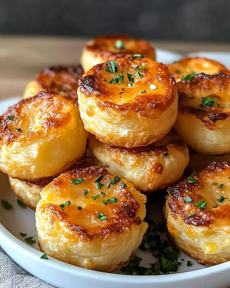 Ingredients including shredded cheddar cheese, egg, flour and chives for potato puffs