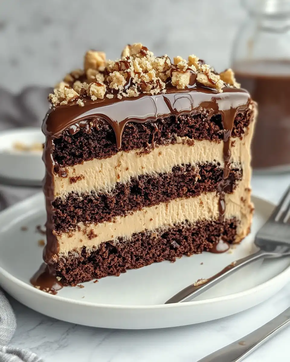 Ingredients for Chocolate Caramel Toffee Crunch Cake including cake mix, caramel, condensed milk