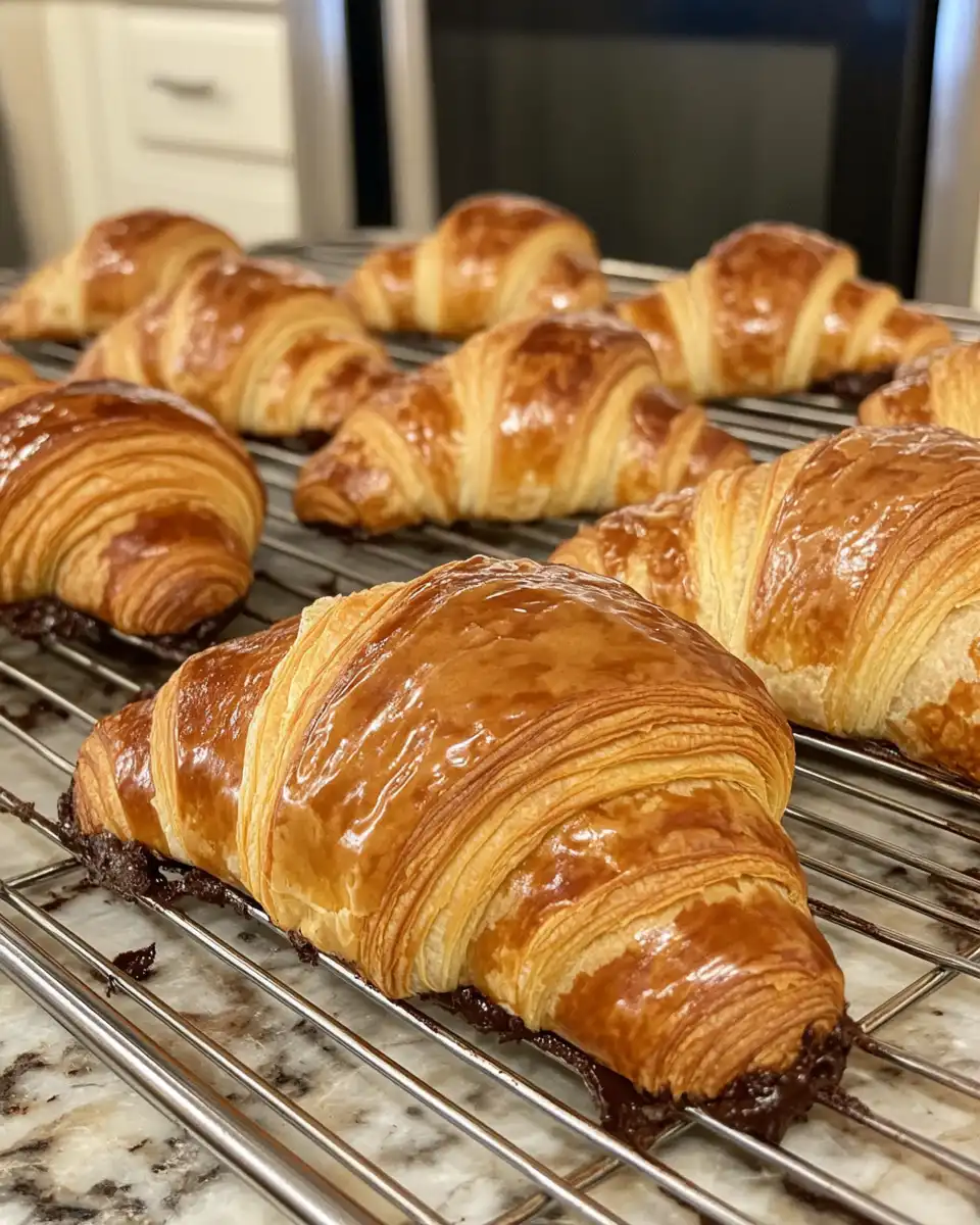 Ingredients and tools needed for chocolate croissants in pressure cooker