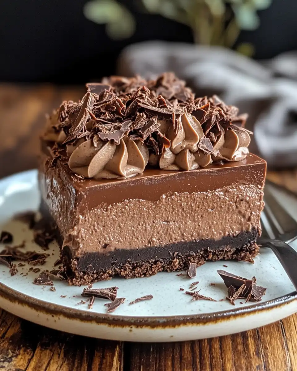 Ingredients and mixing process for chocolate delight dessert