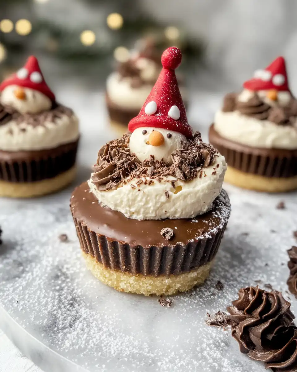 Ingredients for brownie bite gnomes laid out in kitchen setting