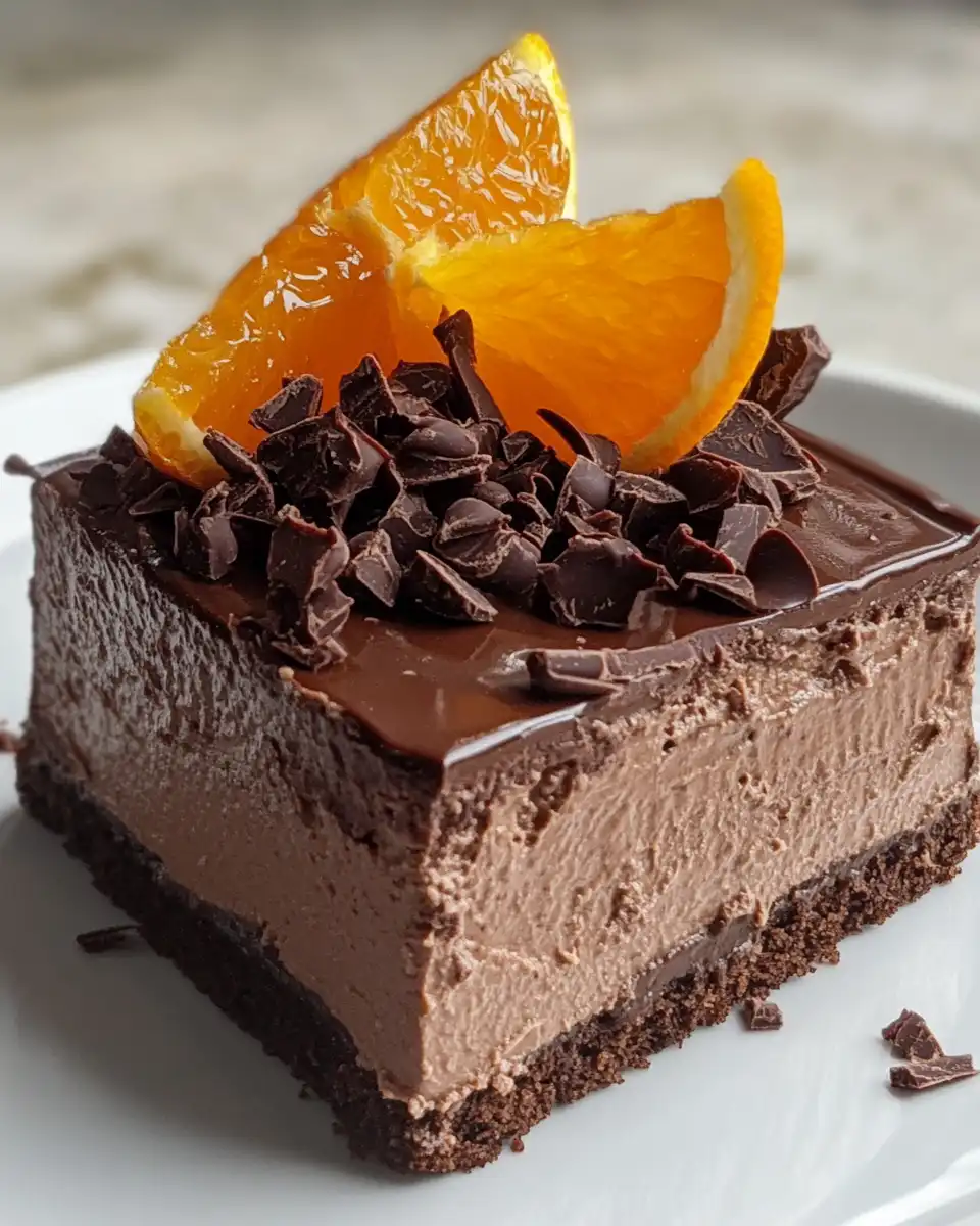 Ingredients laid out for Chocolate Orange Delight recipe