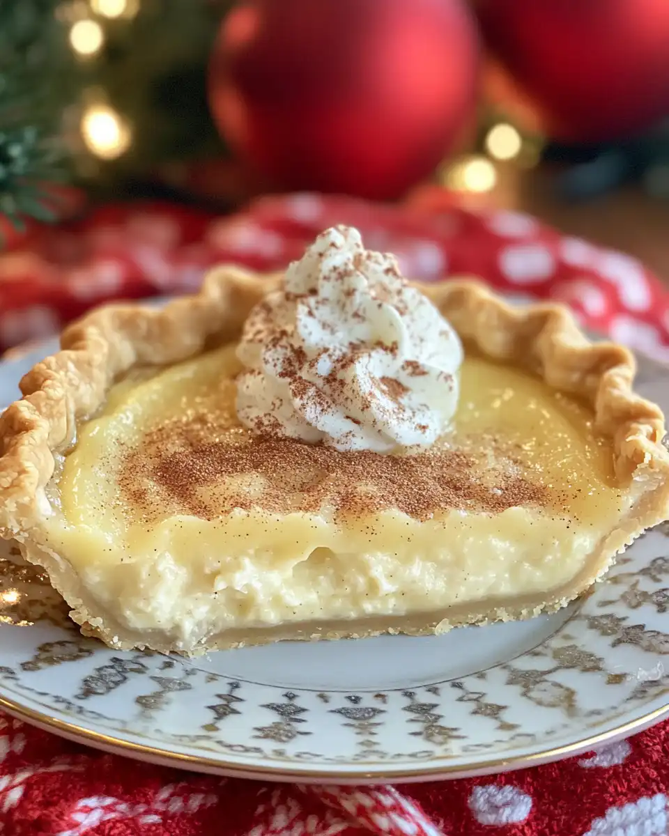 Christmas custard pie pressure cooking with float valve engaged