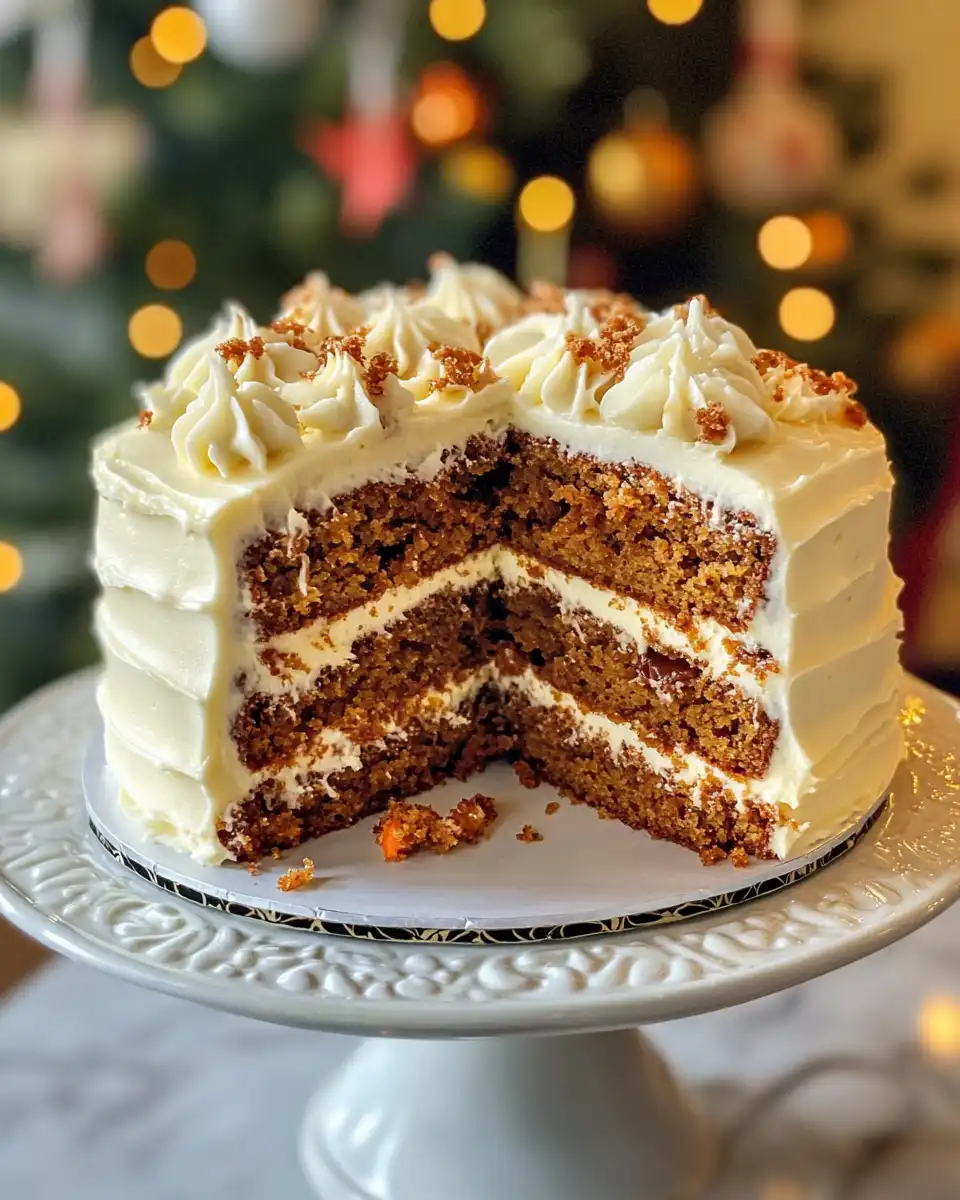 Freshly baked carrot cake in pressure cooker