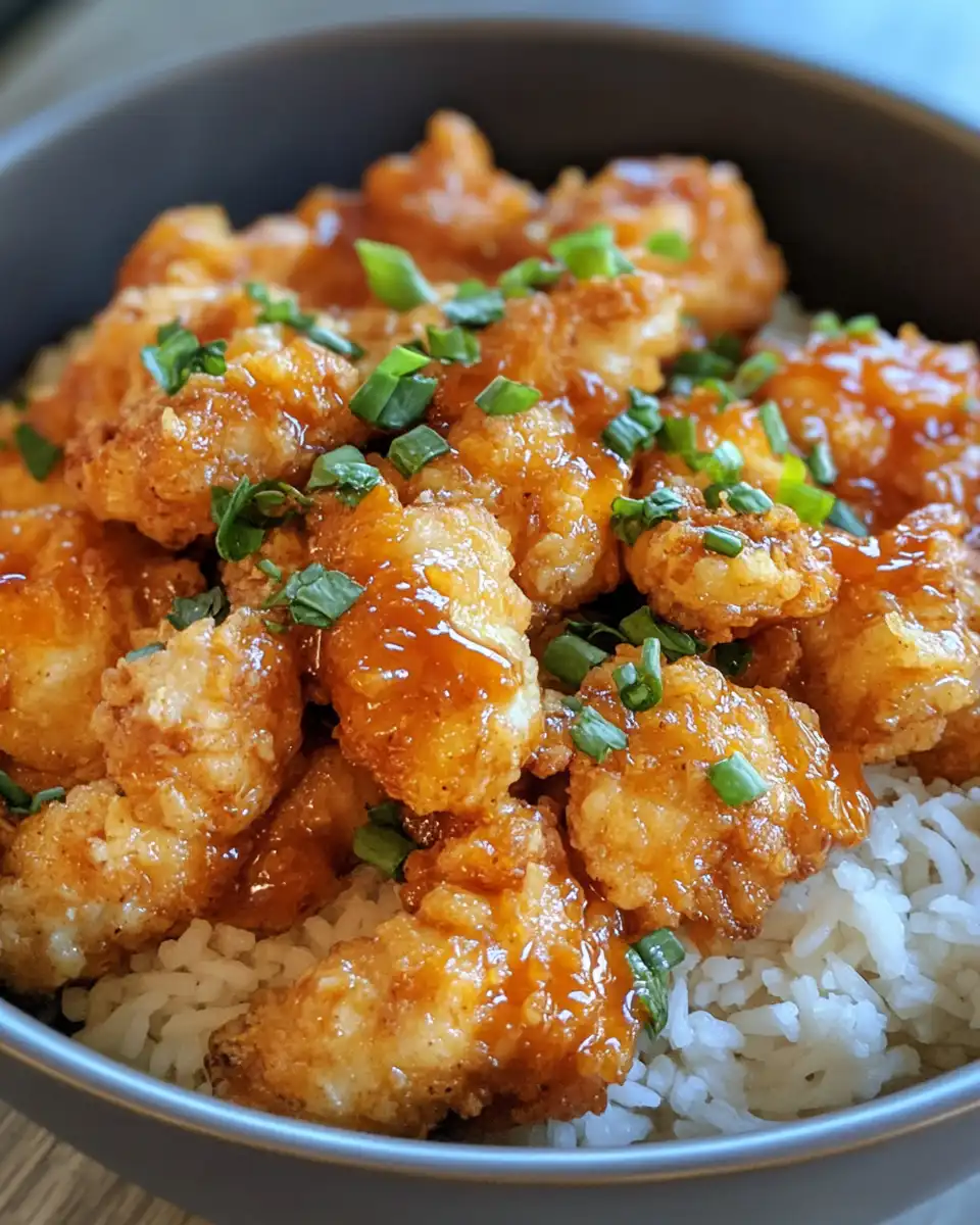 Pressure cooker cooking coconut chicken fingers with golden crust forming