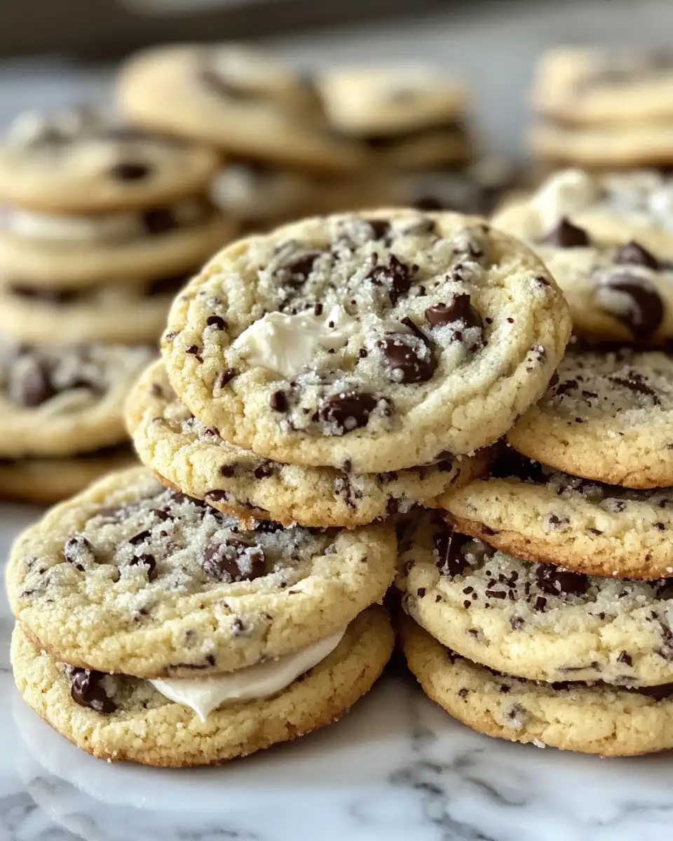 Final pressure cooker cookies and cream cookies on a serving plate