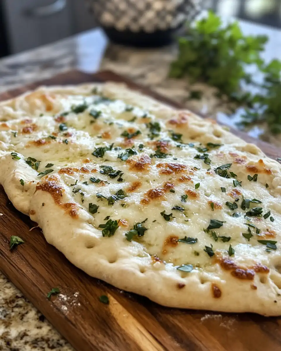 Golden edges and tender pull of flatbread first bite