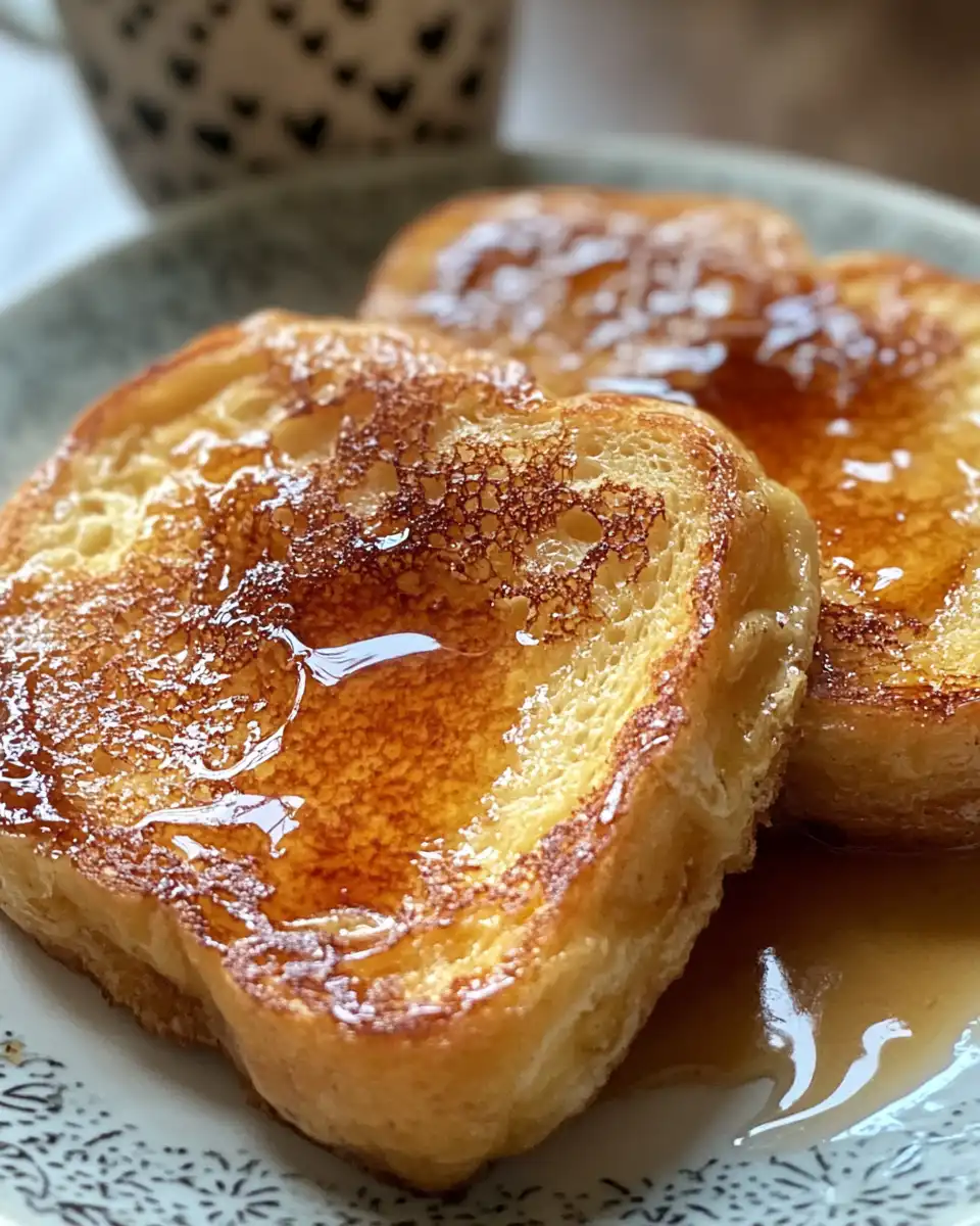 Caramel sauce preparation for creme brulee French toast bake