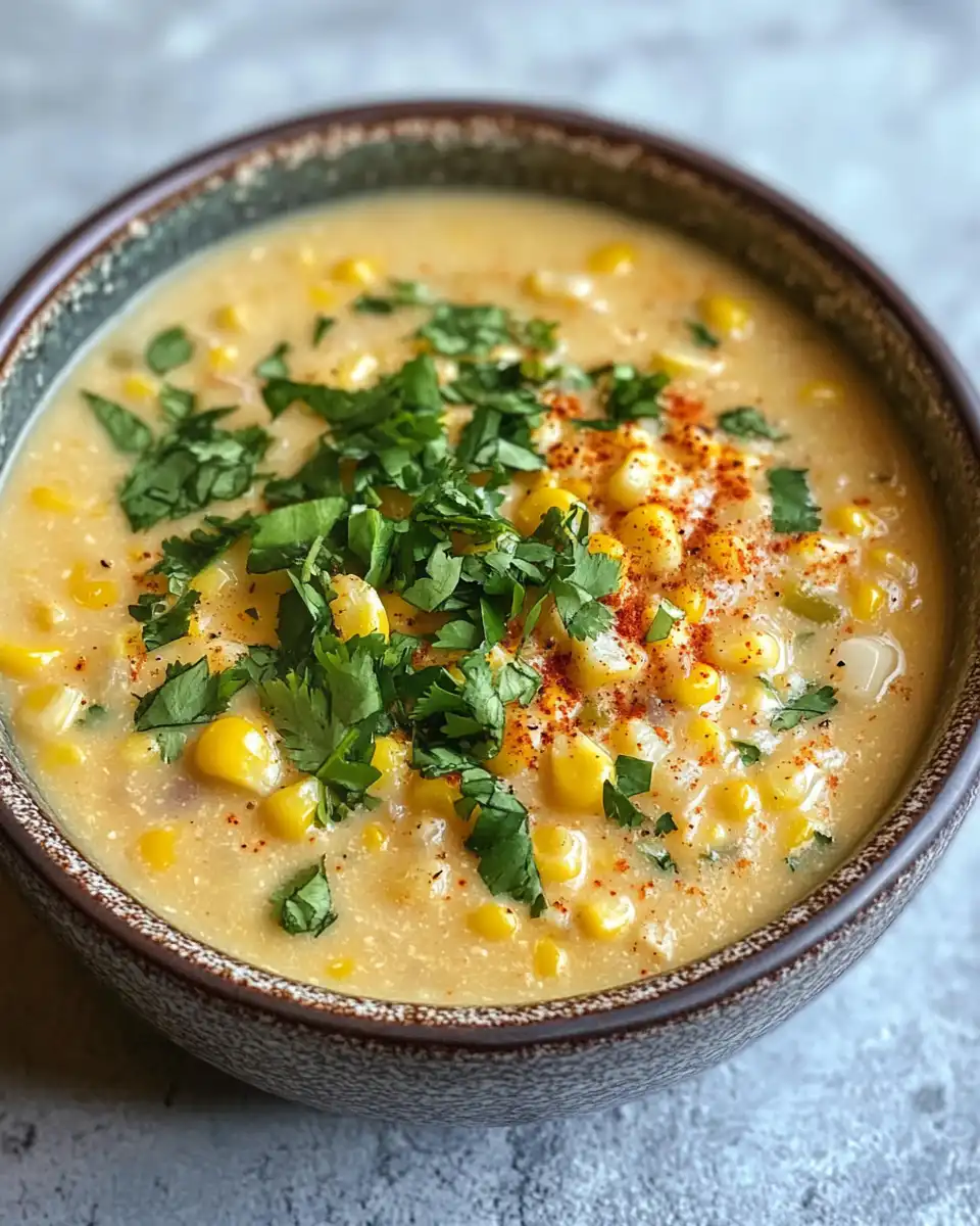 Ingredients for Mexican street corn soup laid out in kitchen