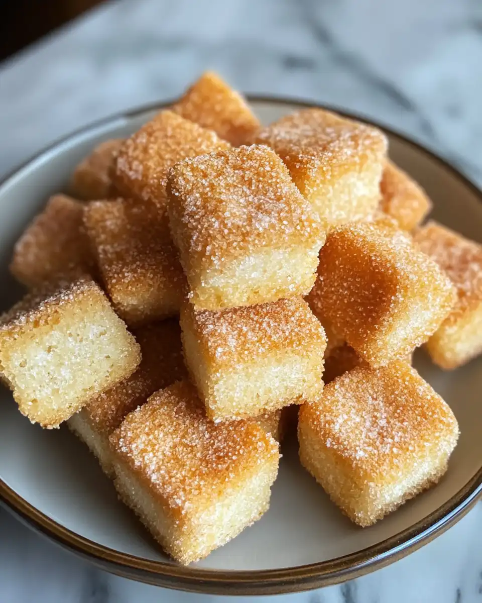 Ingredients and tools for making angel food cake churro bites