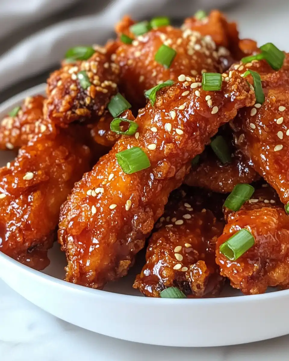 Step by step Korean fried chicken cooking process