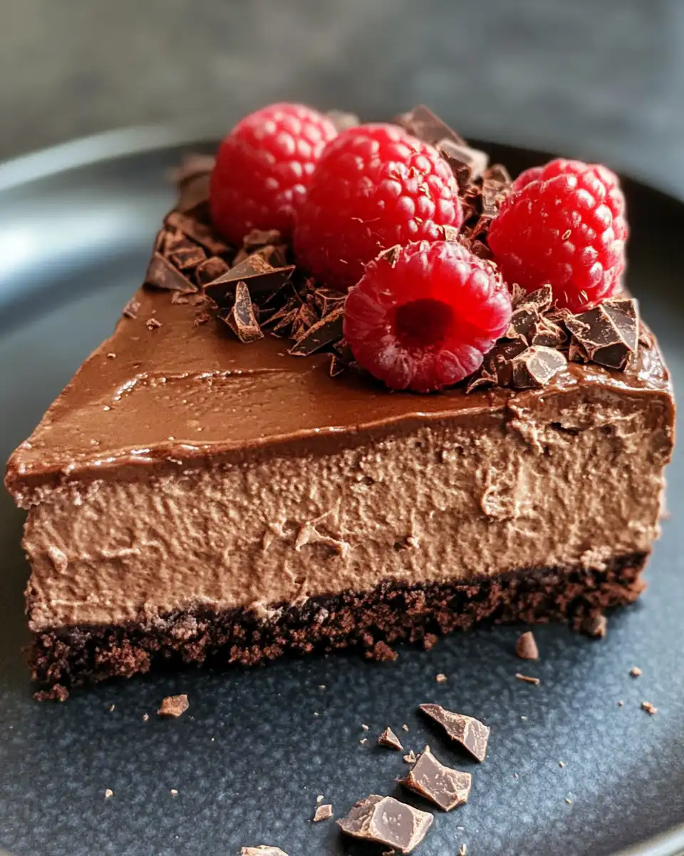 Ingredients for dark chocolate mousse cake including flour, cocoa powder and chocolate chips