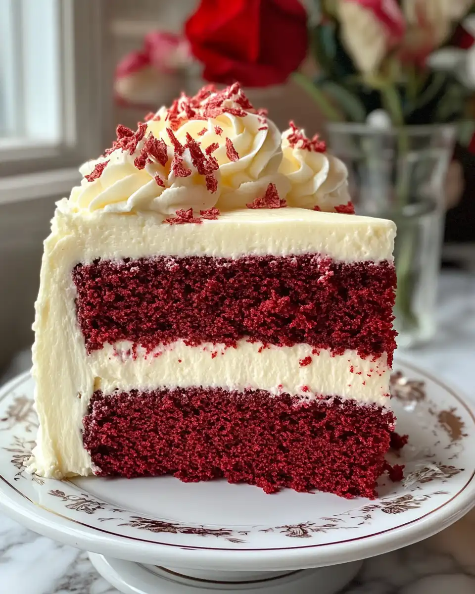 Ingredients for Red Velvet Cheesecake Layer Cake