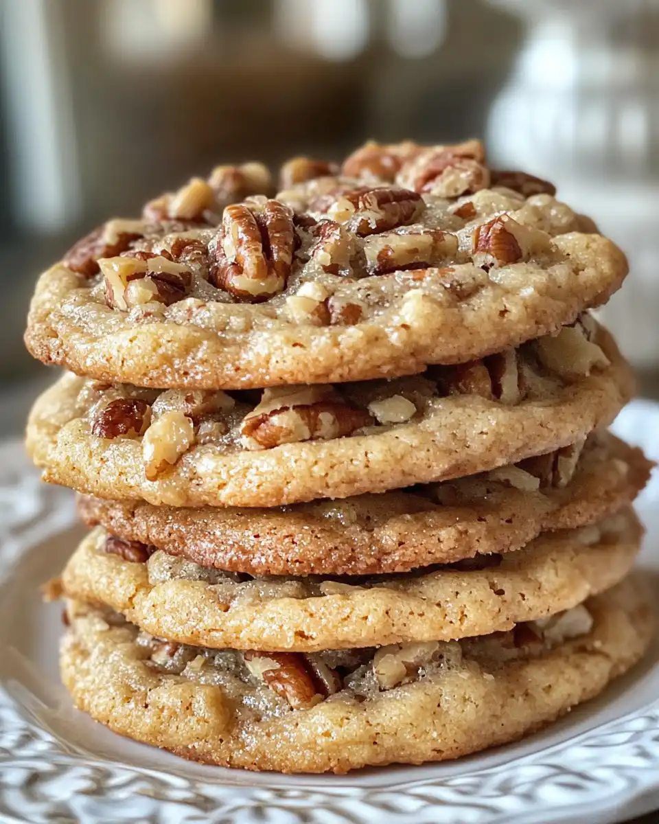 Ingredients for pecan pie cookies laid out on a kitchen counter