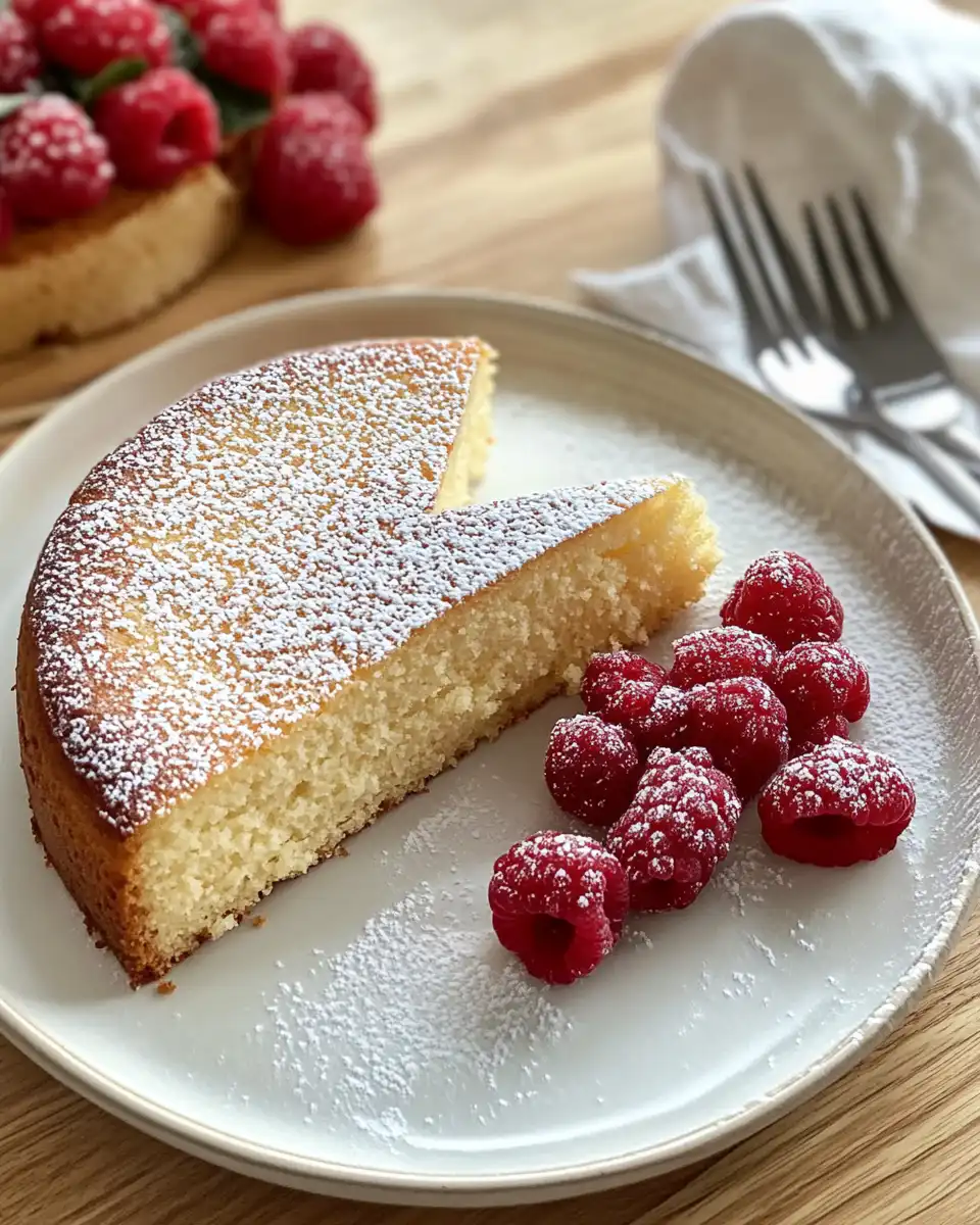 French Butter Cake fresh out of the oven