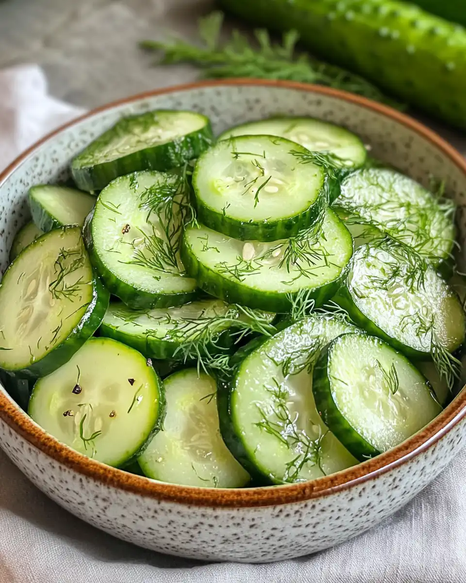 Fresh cucumbers and garlic cloves ready for pressure cooker