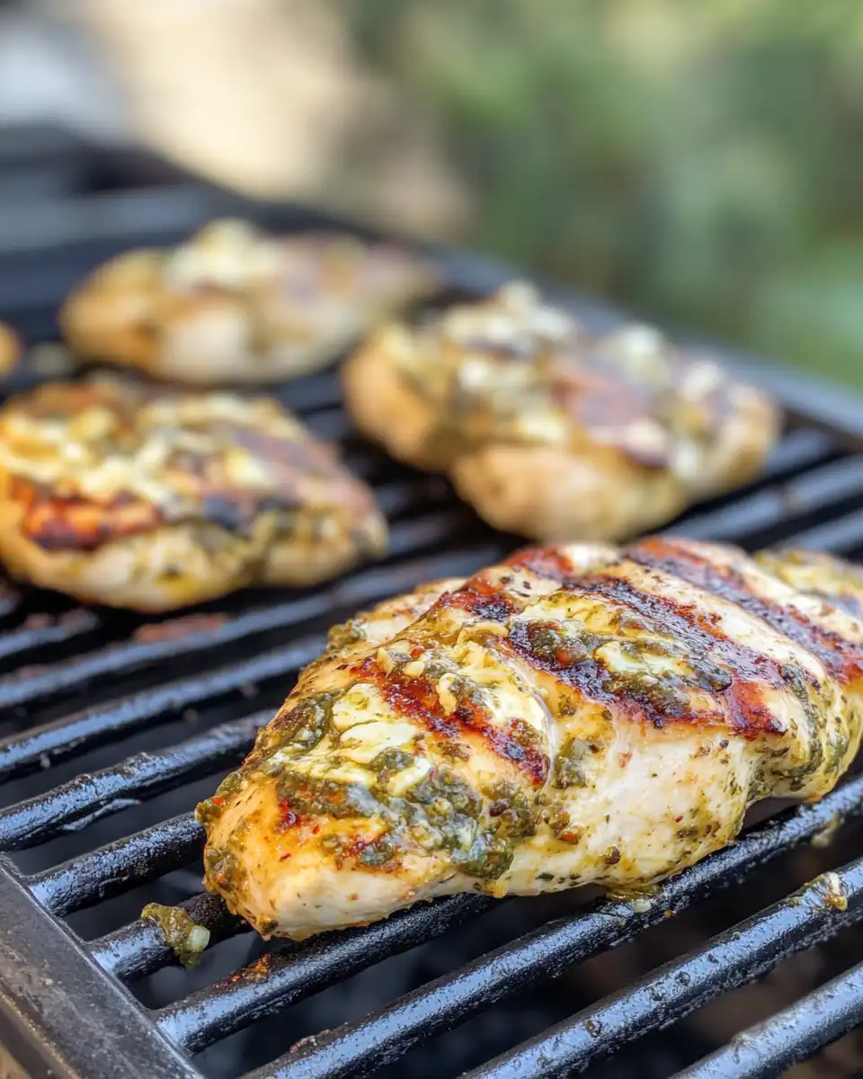Pressure cooker steaming from valve while cooking grilled salsa verde chicken