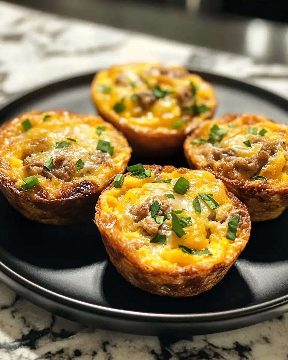 Close-up of a high protein egg muffin to enjoy