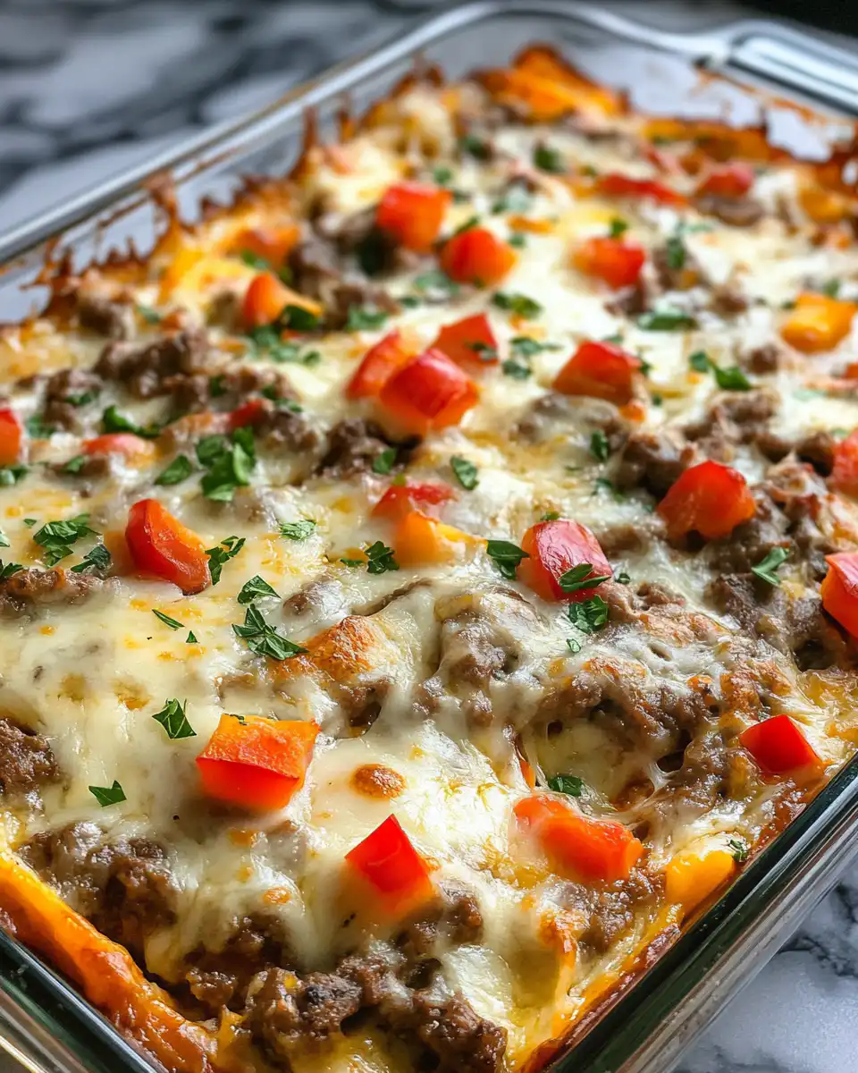 Ingredients for Philly cheese steak casserole including sirloin steak and cheeses