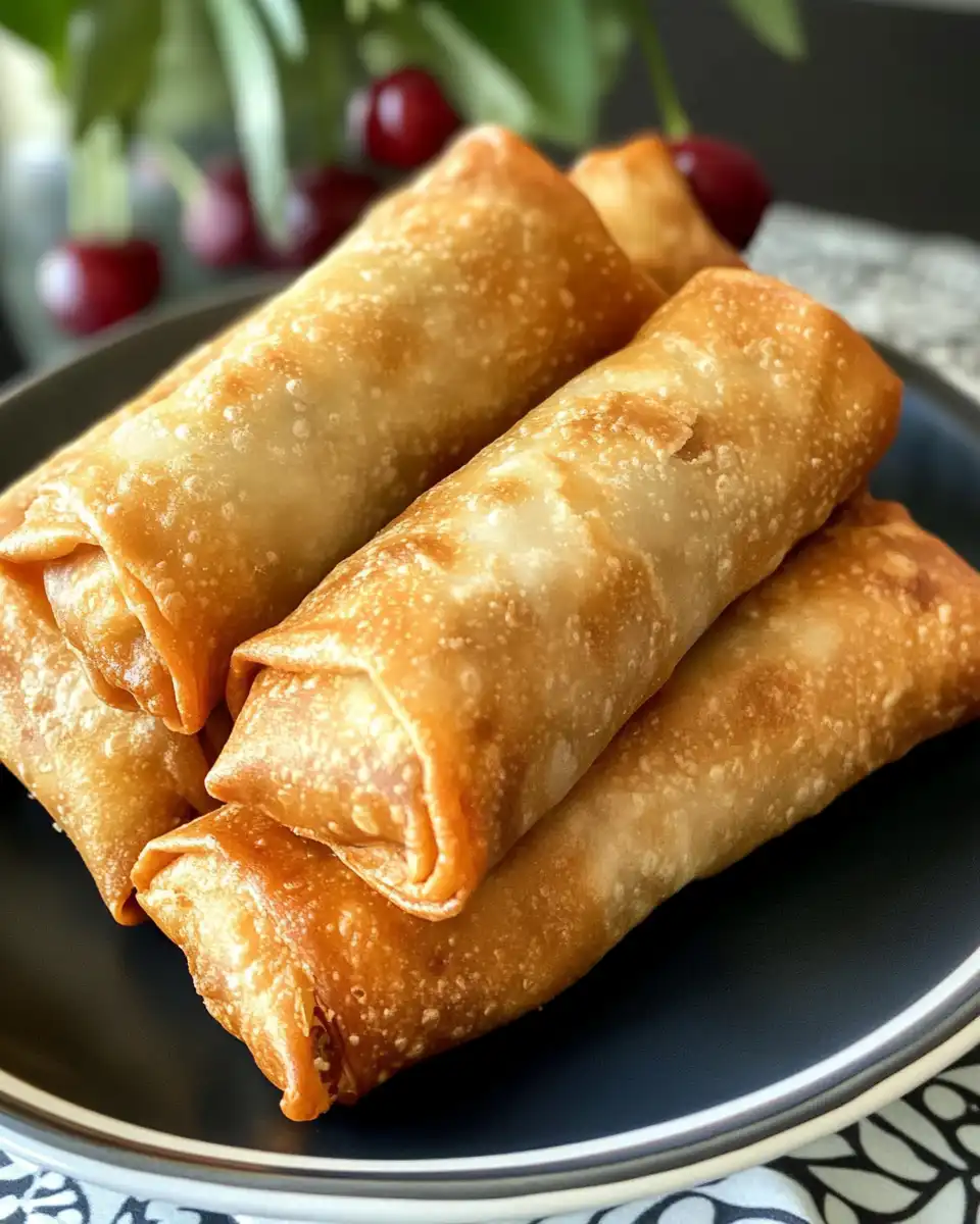Ingredients including cream cheese, lemon zest, cherry pie filling for egg rolls