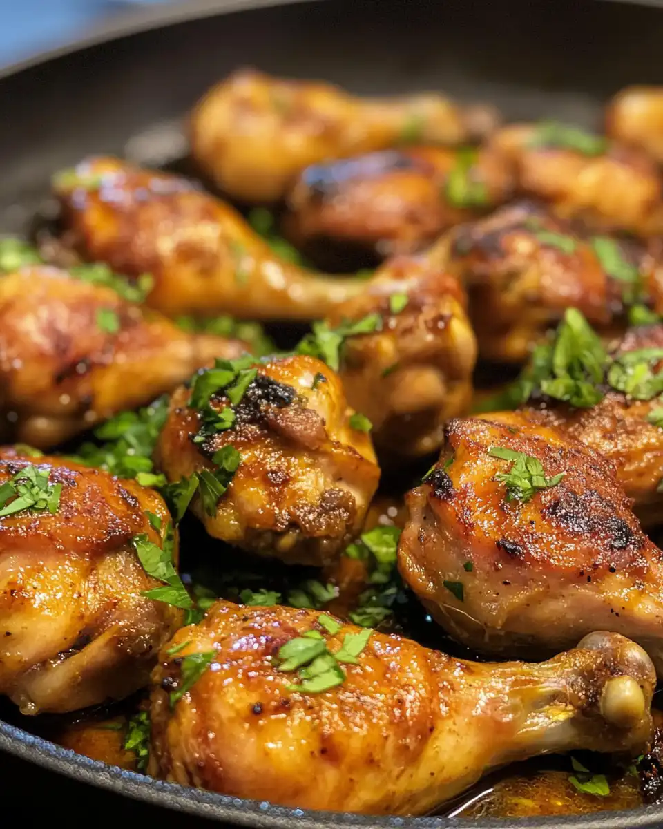 Ingredients for huli huli chicken including chicken thighs and marinade