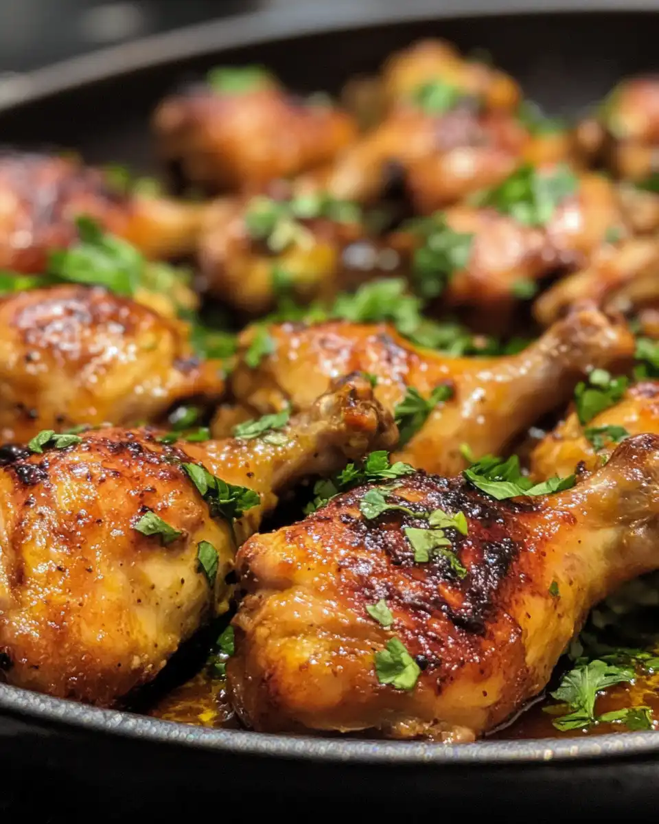 Grilled huli huli chicken with pineapple slices and green onions garnish