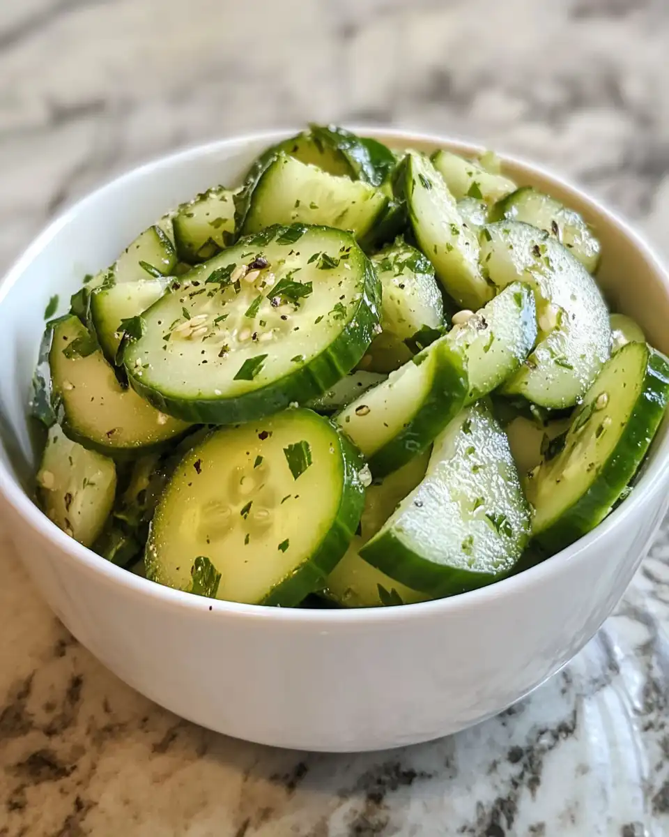 Freshly prepared ingredients including cucumbers, jalapeño, onions, and cheese for jalapeño popper cucumber salad