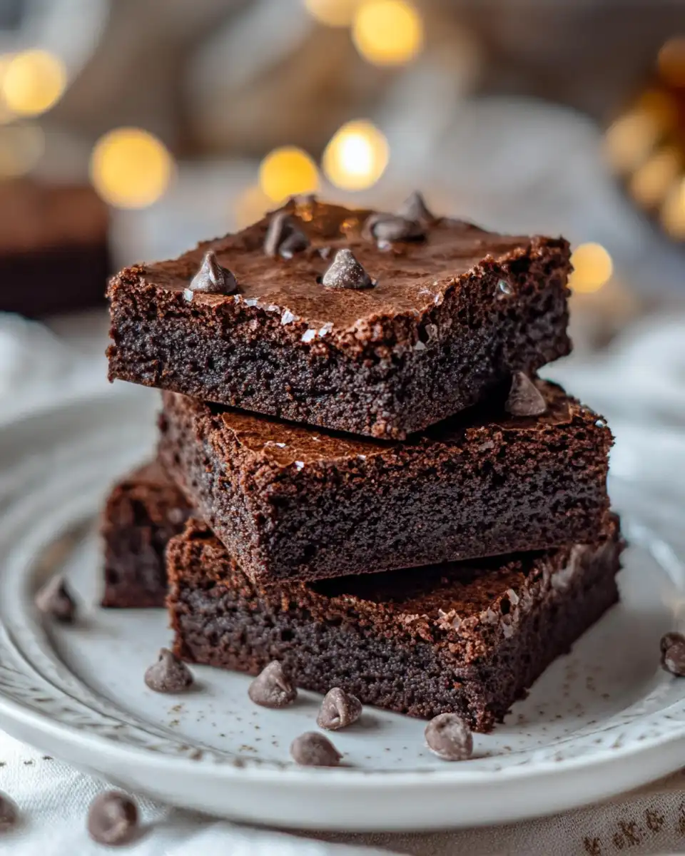 Finished keto pumpkin cream cheese swirl brownies fresh and ready to serve