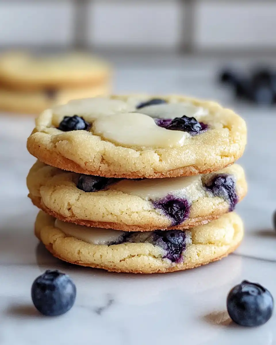 Pressure cooker with steam and aroma of lemon blueberry cookies