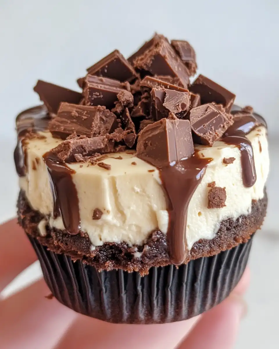 Chocolate Swirled Brownie Cheesecake
