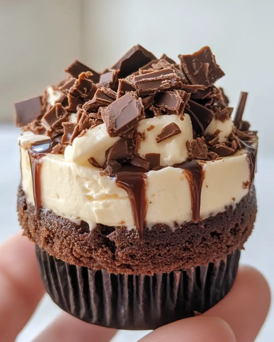 Freshly Cut Brownie Cheesecake Squares