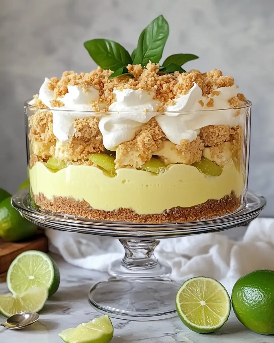 Ingredients for key lime pie bars including cream cheese, lime juice and graham crackers