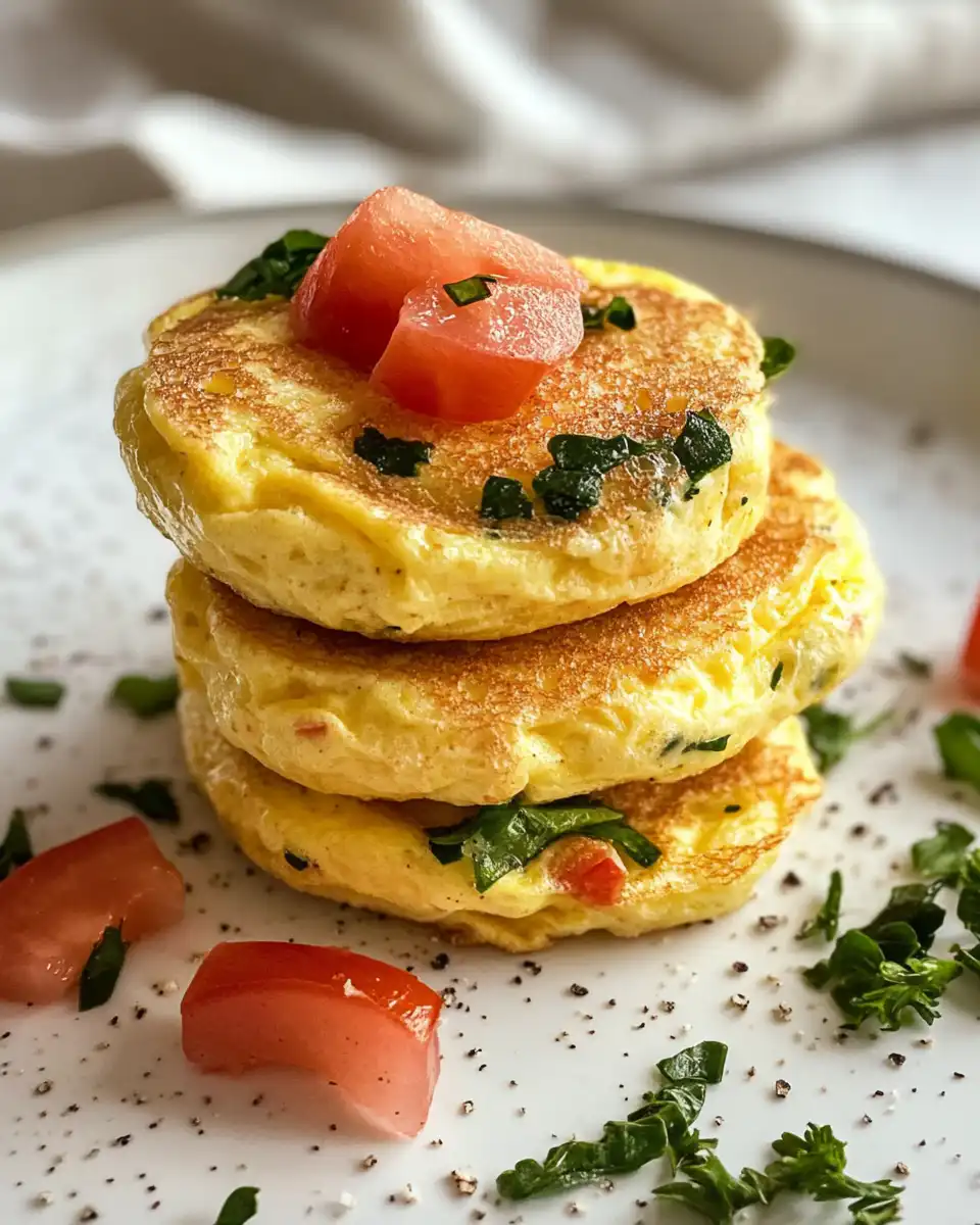 Ingredients prepared for mini breakfast omelets in bowl