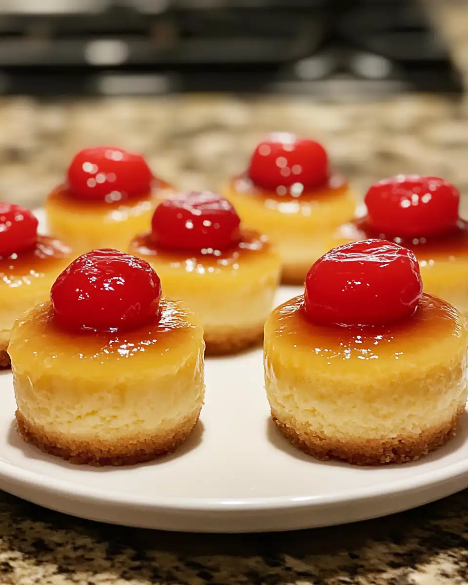 Ingredients laid out for mini pineapple upside down cakes