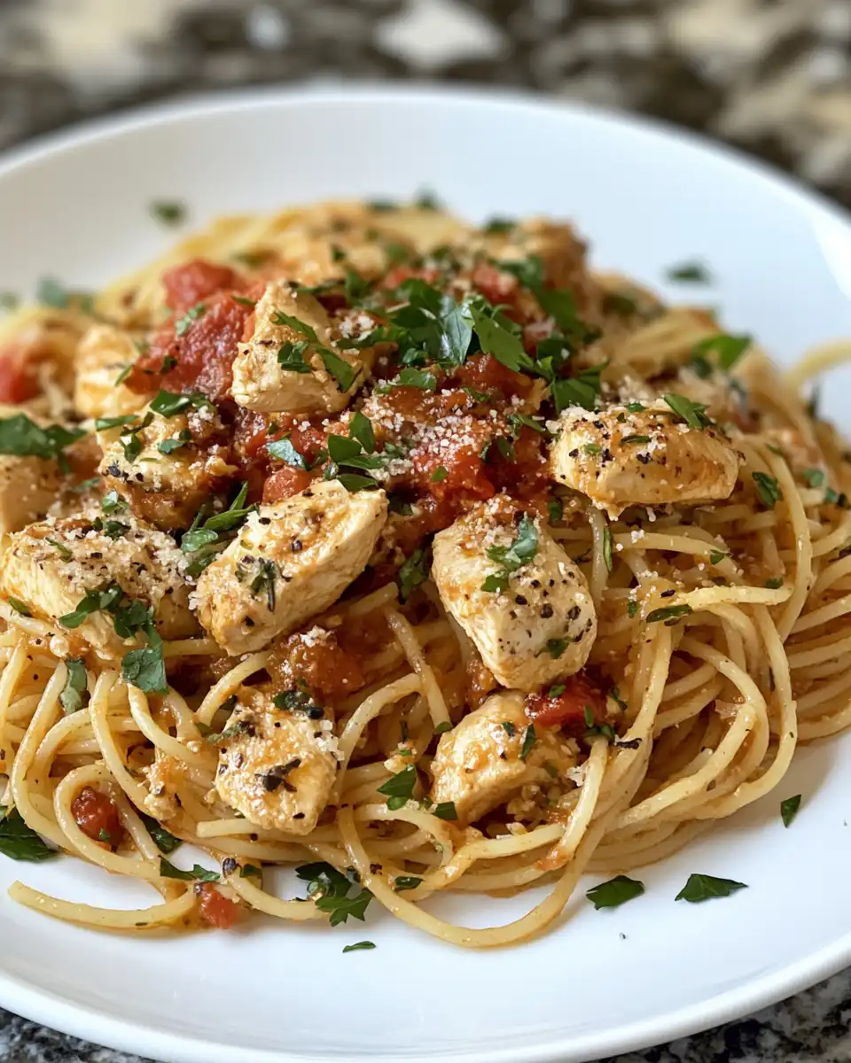 Ingredients for Monterey Chicken Spaghetti