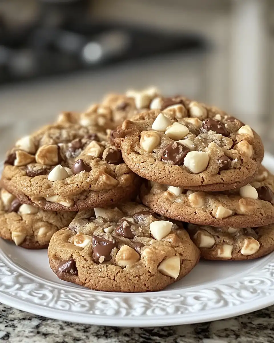 Ingredients for Neiman Marcus cookies including oats, butter and chocolate chips