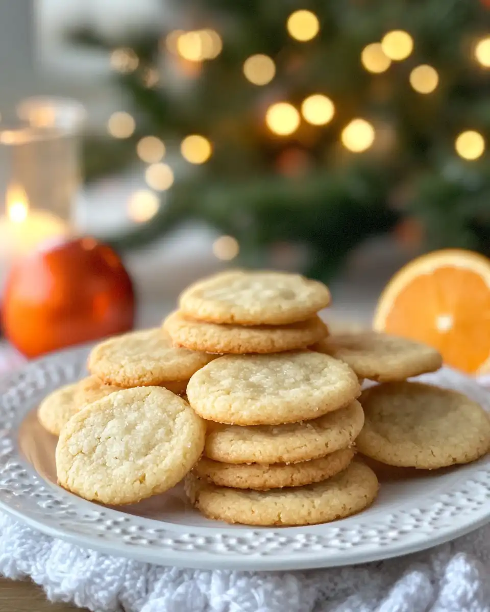 Ingredients for orange clove cookies including spices and orange zest