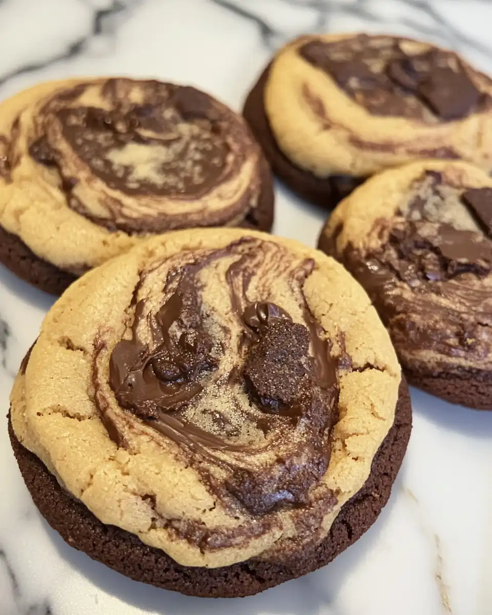 Ingredients for Peanut Butter Filled Brownie Cookies laid out on countertop
