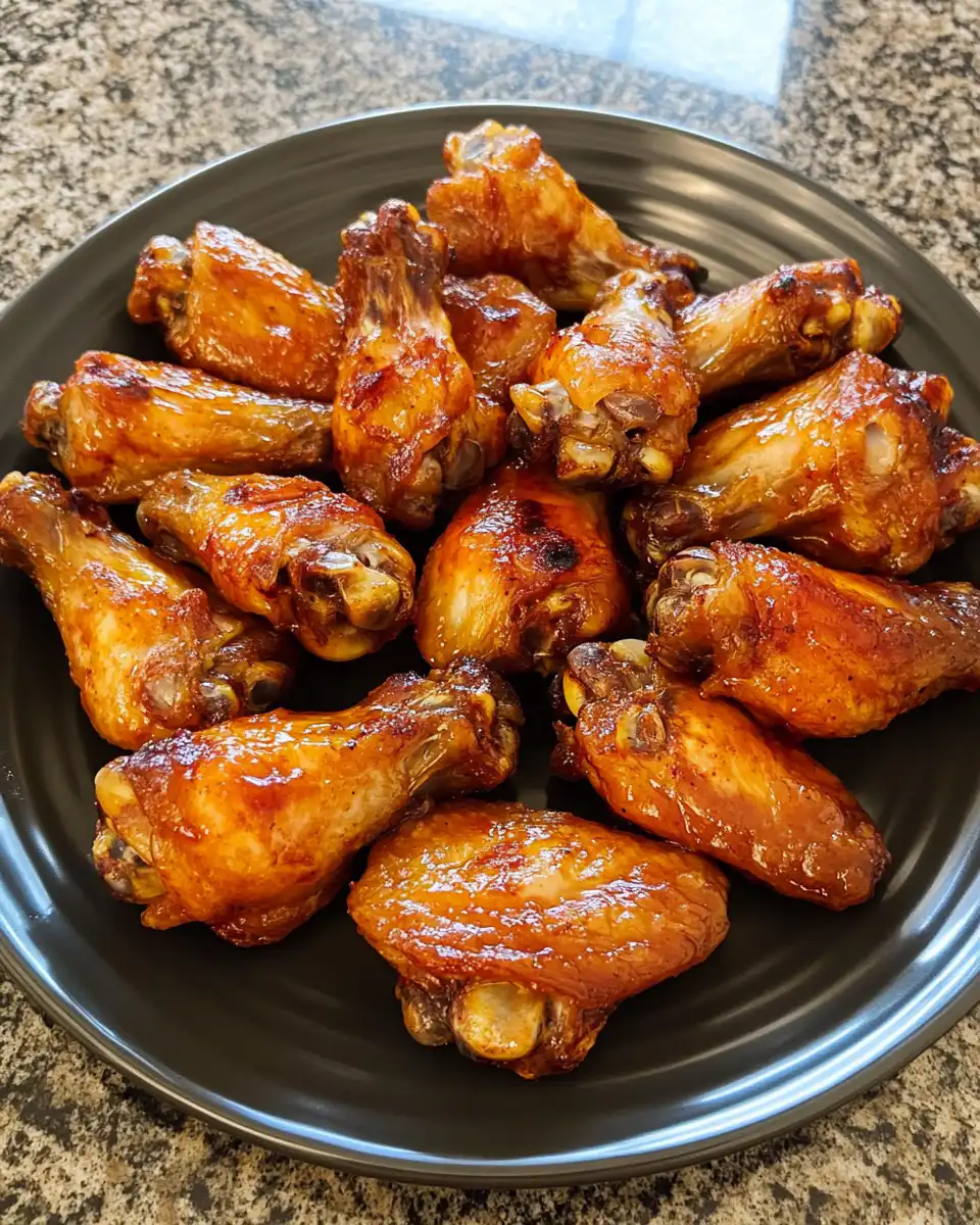 Ingredients laid out for pineapple chicken wings