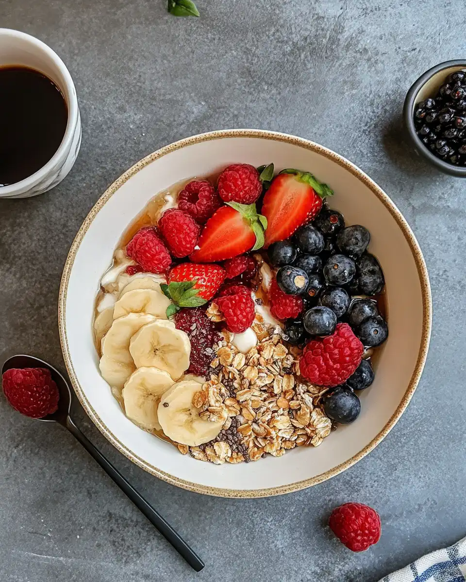 Close up of plant-based breakfast cooked in pressure cooker with sealing ring