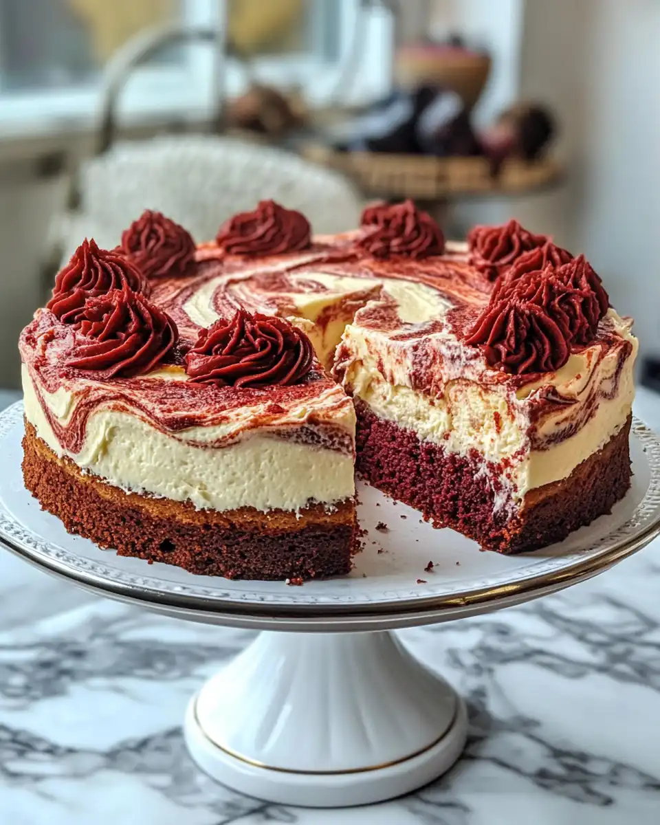 Ingredients for making red velvet cheesecake swirl cake in pressure cooker