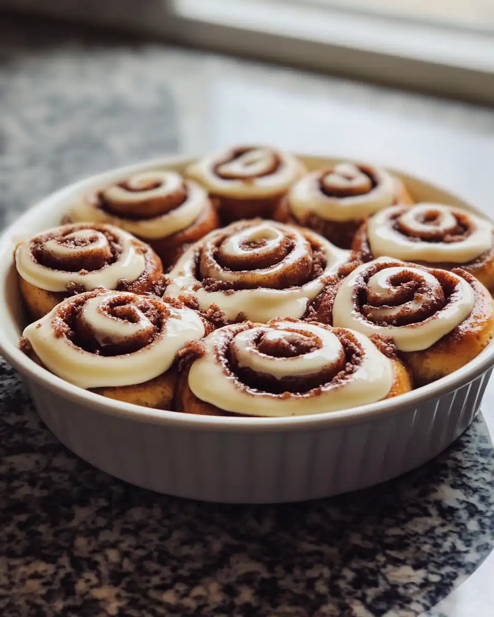 Freshly pressure cooked red velvet cinnamon rolls steaming in pot
