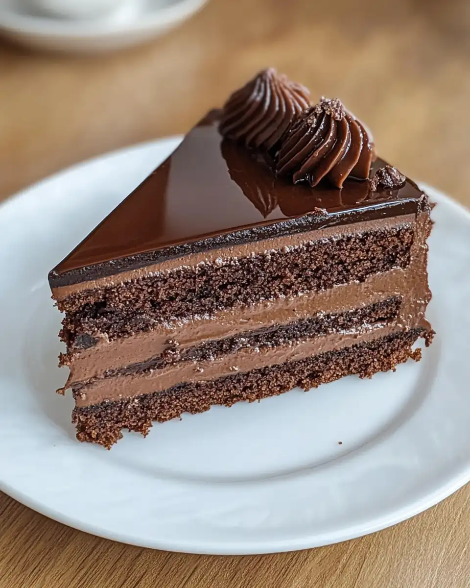 Ingredients laid out for Sacher Torte cake recipe