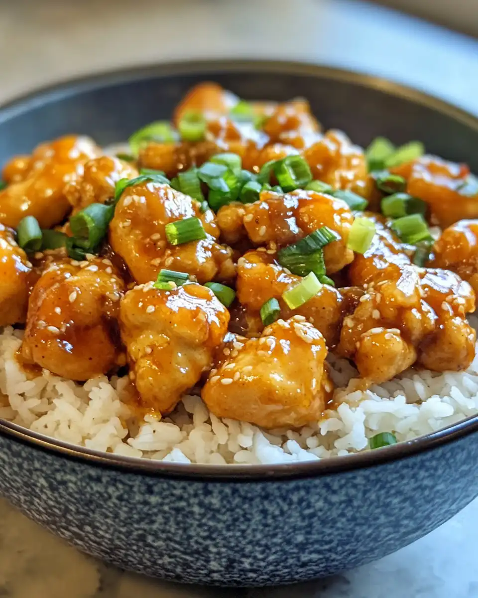 Steam rising from honey garlic meatball skillet signaling dinner is ready
