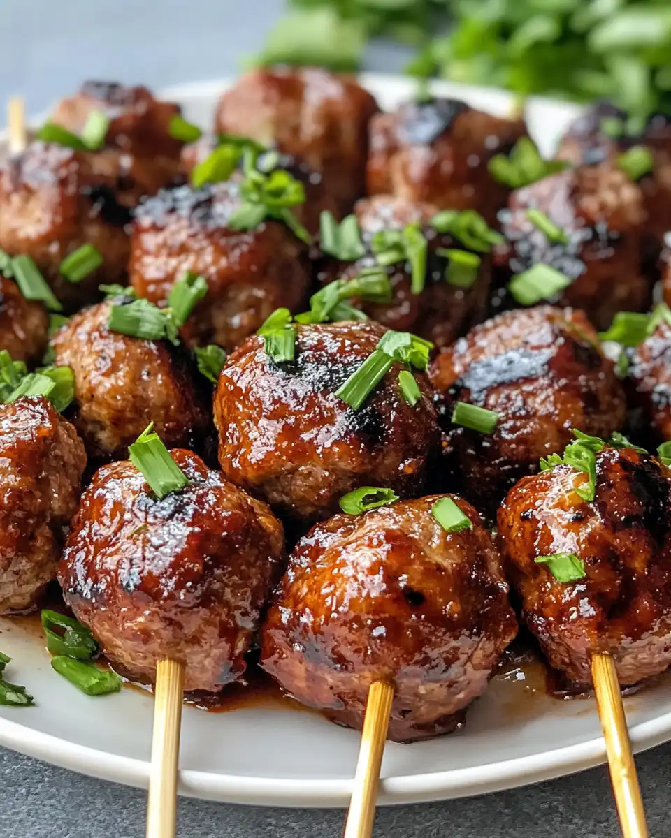 Ingredients for Korean BBQ meatballs in bowls and jars