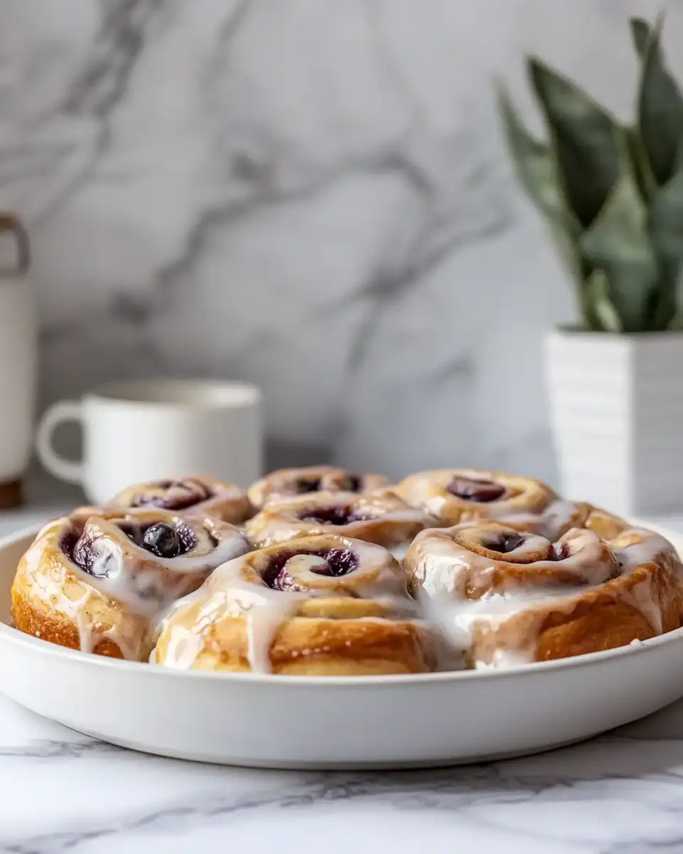 Close-up of bubbling steam and float valve indicating pressure for blueberry cinnamon rolls