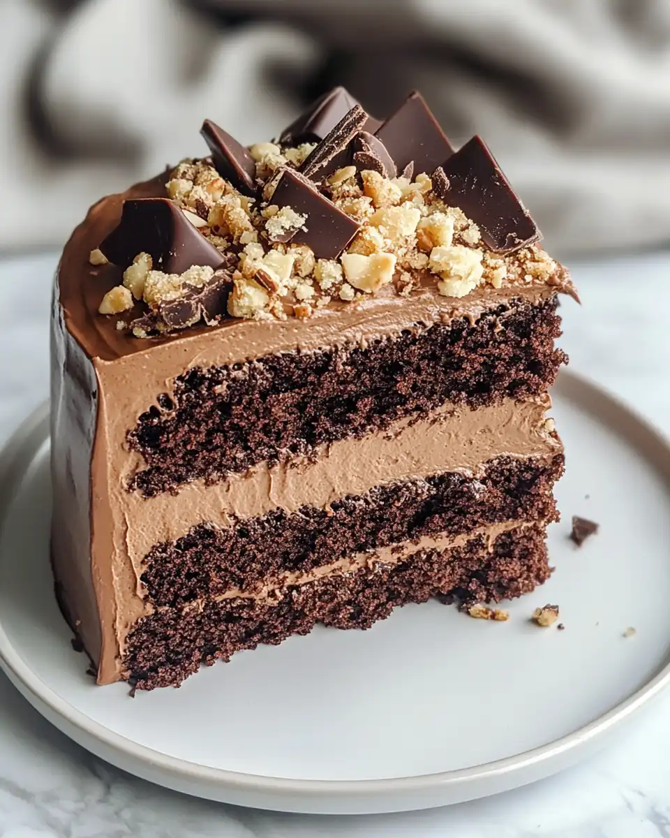 Ingredients and preparation of chocolate Snickers cake layers in kitchen