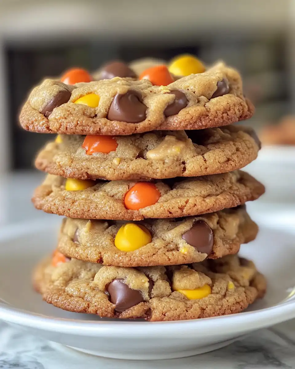 Soft and chewy triple peanut butter cookies fresh from the pressure cooker